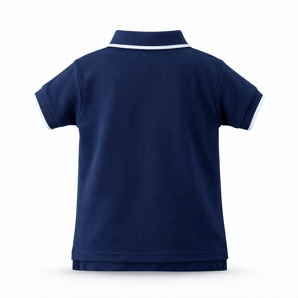 Playera Polo Azul Marino