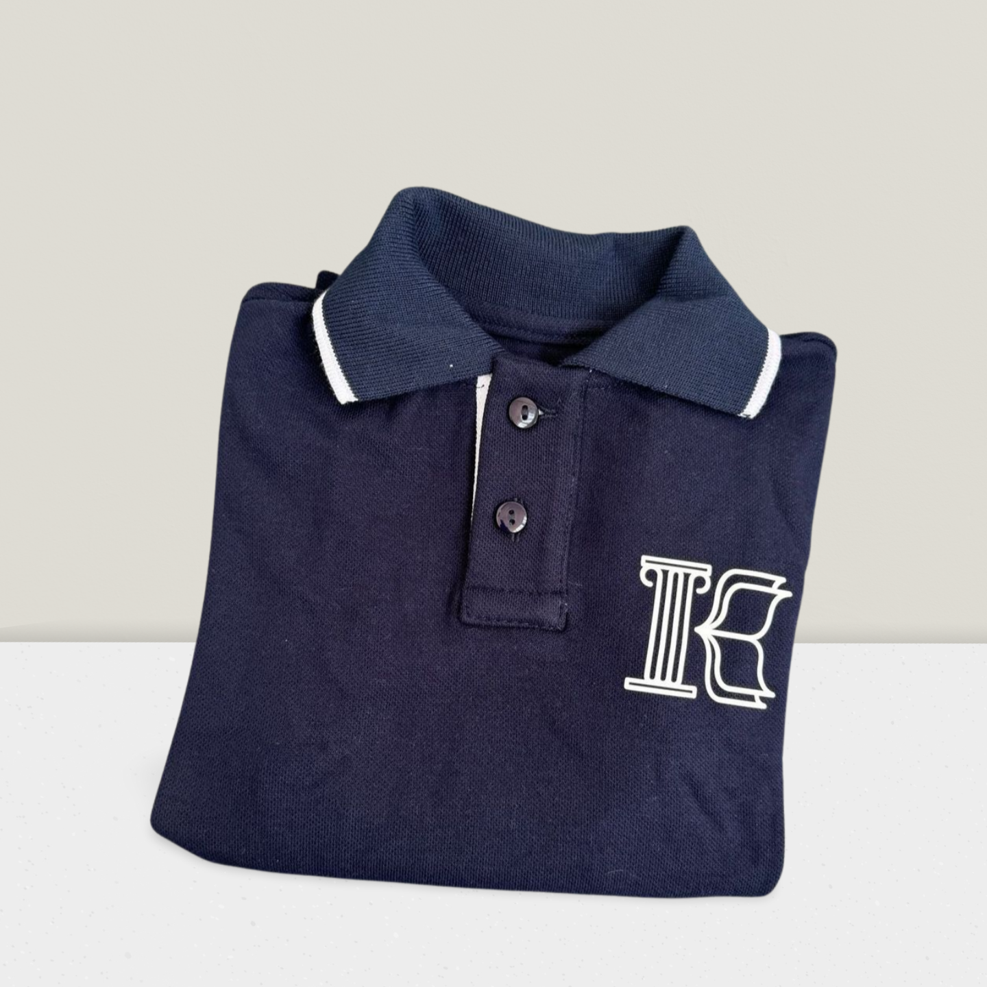Playera Polo Azul Marino